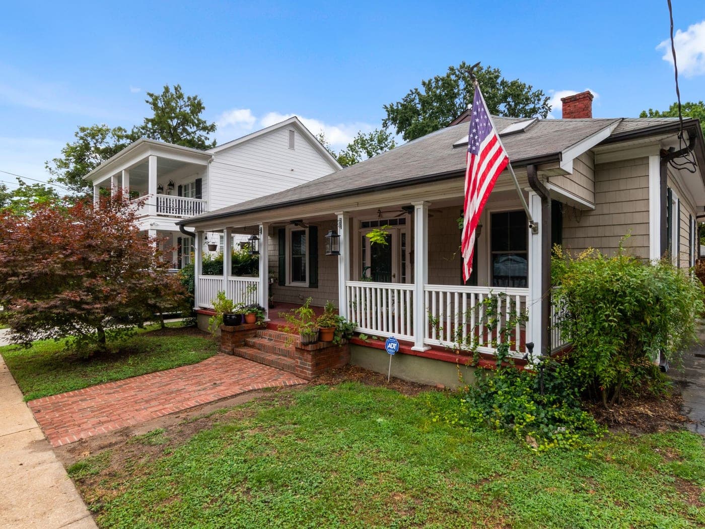 Craftsman home with a covered porch, like those in Red Bank, TN